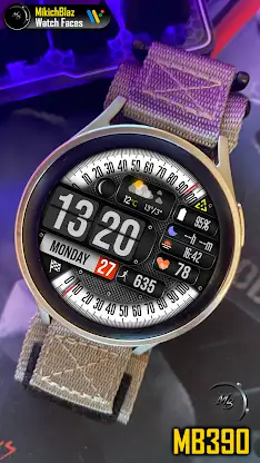 Digital Watch Face MB390 screenshot 1