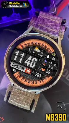 Digital Watch Face MB390 screenshot 4