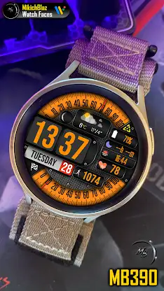 Digital Watch Face MB390 screenshot 5