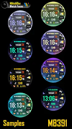 Digital Watch Face MB391 screenshot 6