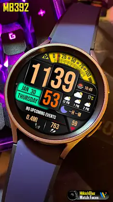 Digital Watch Face MB392 screenshot 2