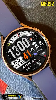 Digital Watch Face MB392 screenshot 1