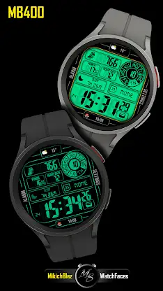 Digital Watch Face MB400 screenshot 2