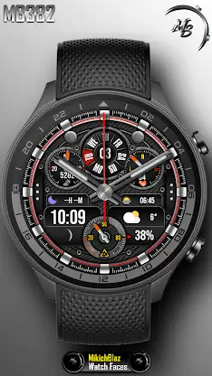 Hybrid Watch Face MB382 screenshot 3