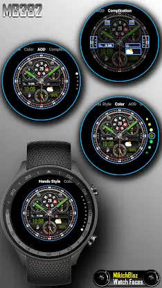 Hybrid Watch Face MB382 screenshot 6