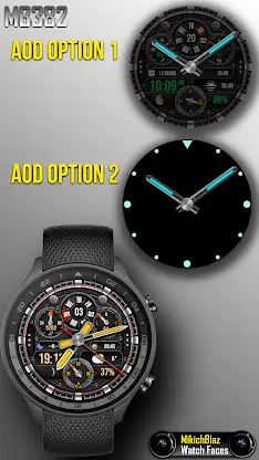 Hybrid Watch Face MB382 screenshot 5