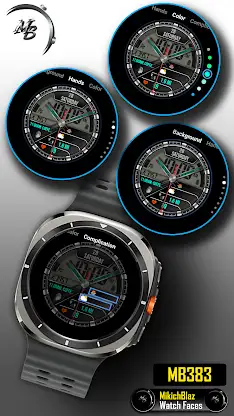 Hybrid Watch Face MB383 screenshot 7