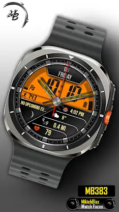 Hybrid Watch Face MB383 screenshot 5