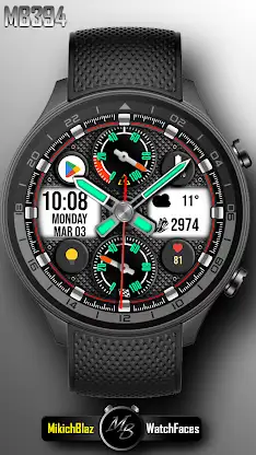 Hybrid Watch Face MB394 screenshot 1