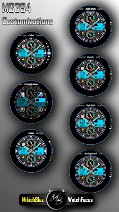 Hybrid Watch Face MB394 screenshot 6