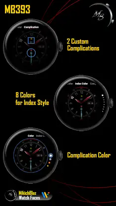 Minimal Watch Face MB393 screenshot 4