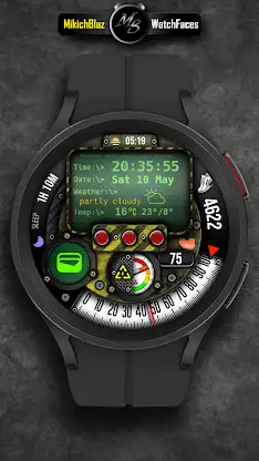 Terminal Watch Face MB406 screenshot 2