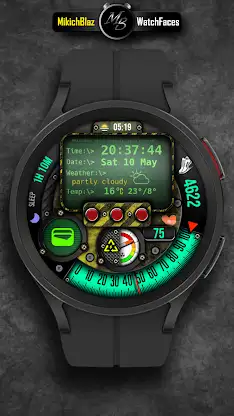 Terminal Watch Face MB406 screenshot 1