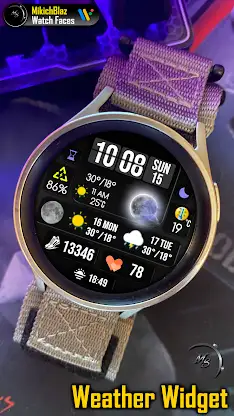 Weather Widget Watch Face screenshot 1