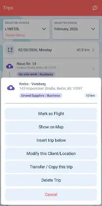 Mileage Log from Google Maps screenshot 7
