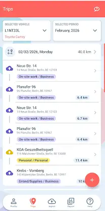 Mileage Log from Google Maps screenshot 6