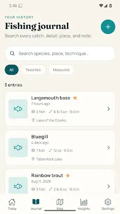 CatchTrail Fishing Journal screenshot 7
