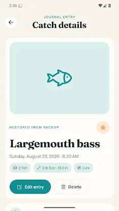 CatchTrail Fishing Journal screenshot 2