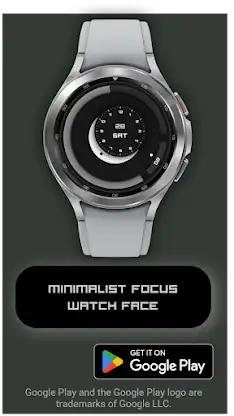Minimalist Focus Watch Face screenshot 1