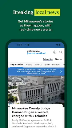 Milwaukee Journal Sentinel screenshot 1