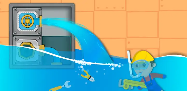 Unblock Water Pipes — Android game banner