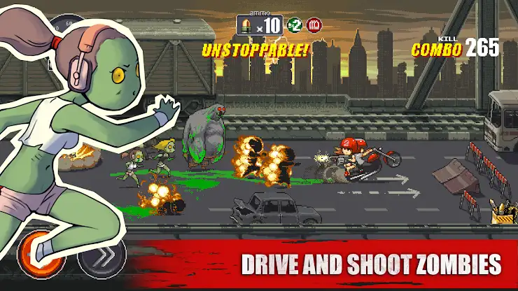 Dead Ahead: Zombie bike racing screenshot 2