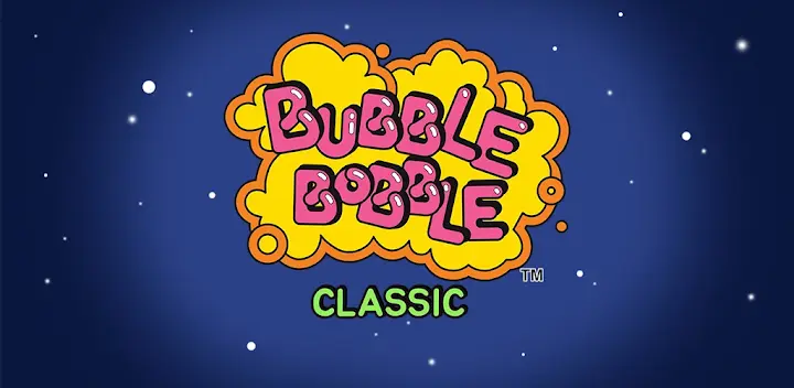 BUBBLE BOBBLE classic — Android game banner