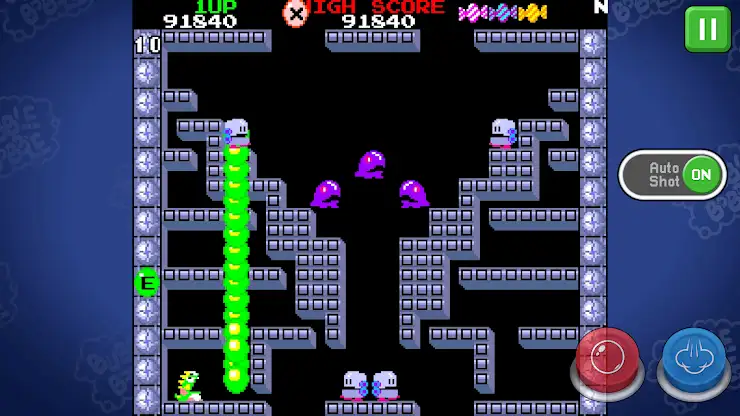 BUBBLE BOBBLE classic screenshot 2