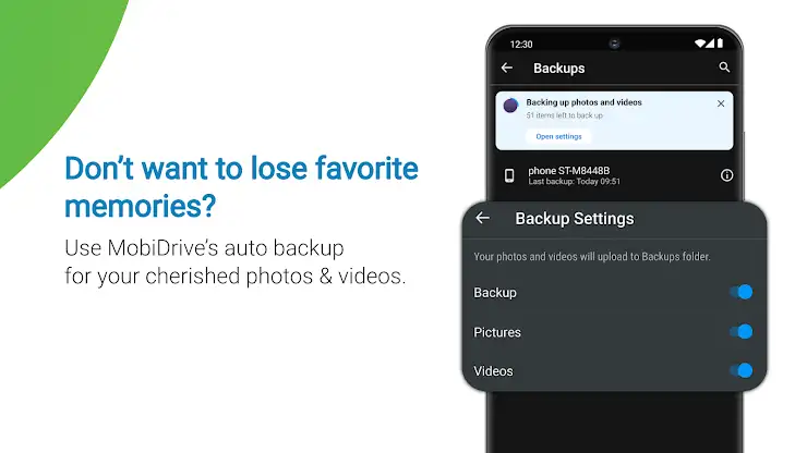 MobiDrive Cloud Storage & Sync screenshot 3