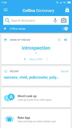 Collins English Dictionary screenshot 3