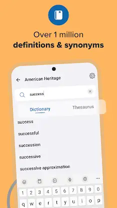 American Heritage Dictionary screenshot 2