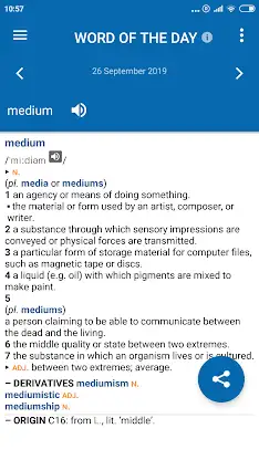 Oxford English Dict.&Thesaurus screenshot 4