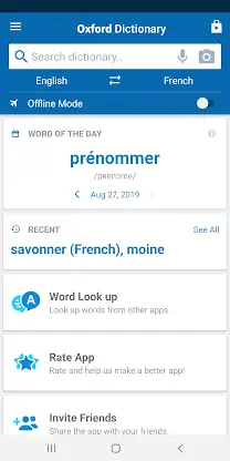 Concise Oxford French Dict. screenshot 5