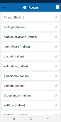 Concise Oxford Italian Dict. screenshot 7