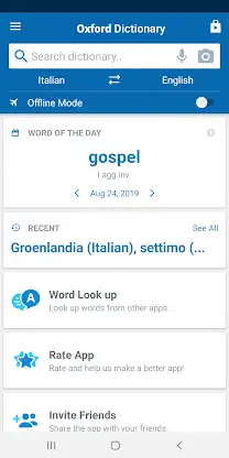 Concise Oxford Italian Dict. screenshot 5