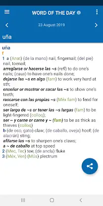 Concise Oxford Spanish Dict. screenshot 4
