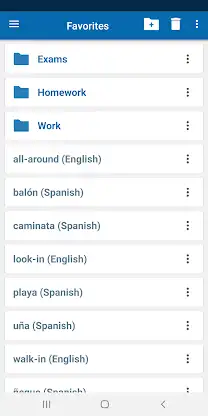 Concise Oxford Spanish Dict. screenshot 6