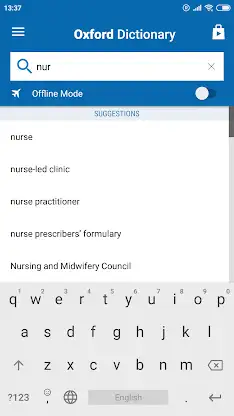Oxford Dictionary of Nursing screenshot 2