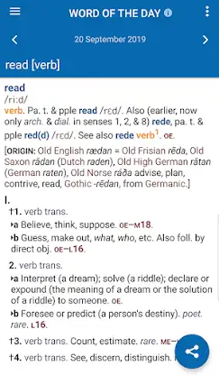Oxford Shorter English Dict. screenshot 4