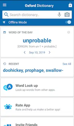 Oxford Shorter English Dict. screenshot 5