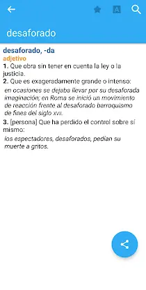 Spanish Language Dictionary screenshot 1