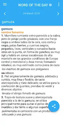 Spanish Language Dictionary screenshot 4