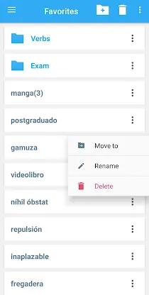 Spanish Language Dictionary screenshot 5