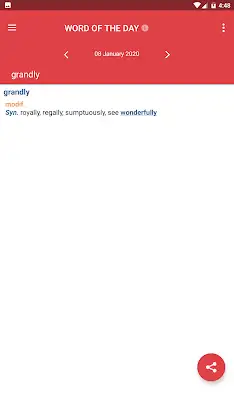 Webster's Thesaurus screenshot 4