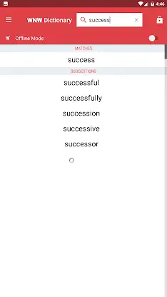 Webster's Thesaurus screenshot 2