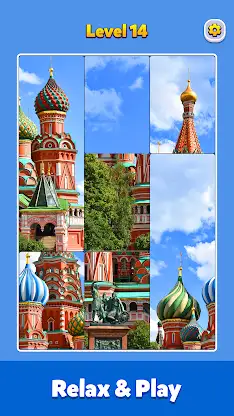Jigsolitaire Jigsort Puzzle screenshot 1