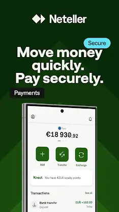 Neteller – Fast Payments screenshot 1