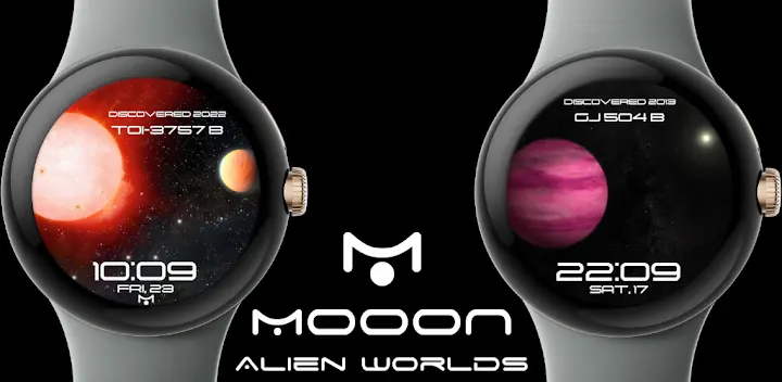 Alien Worlds Mooon — Android app banner
