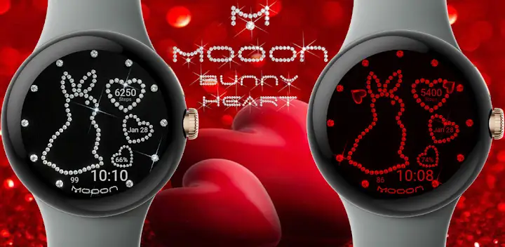 Bunny Heart by Mooon — Android app banner