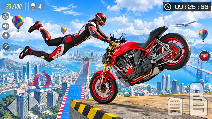 Moto Wheelie Stunt Bike Rider screenshot 1